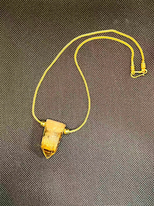 Crystal Year | Natural Citrine Energy Bag Charm - Gateway to Abundance & Confidence