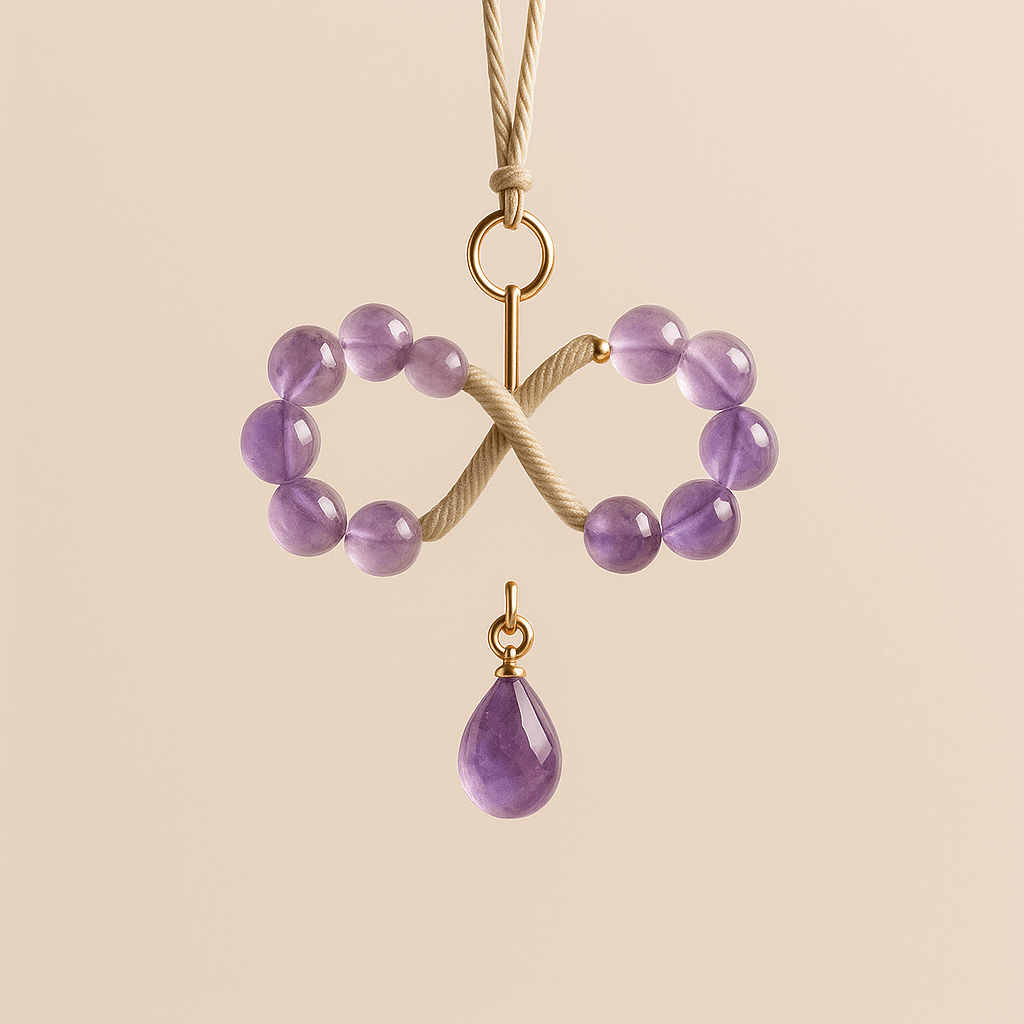 Amethyst Crystal Ornament