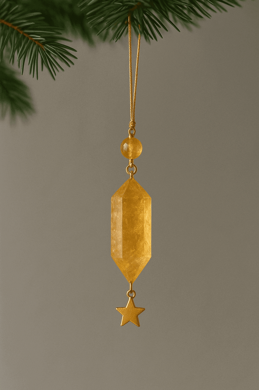 Radiant Citrine Energy Crystal Tower – B