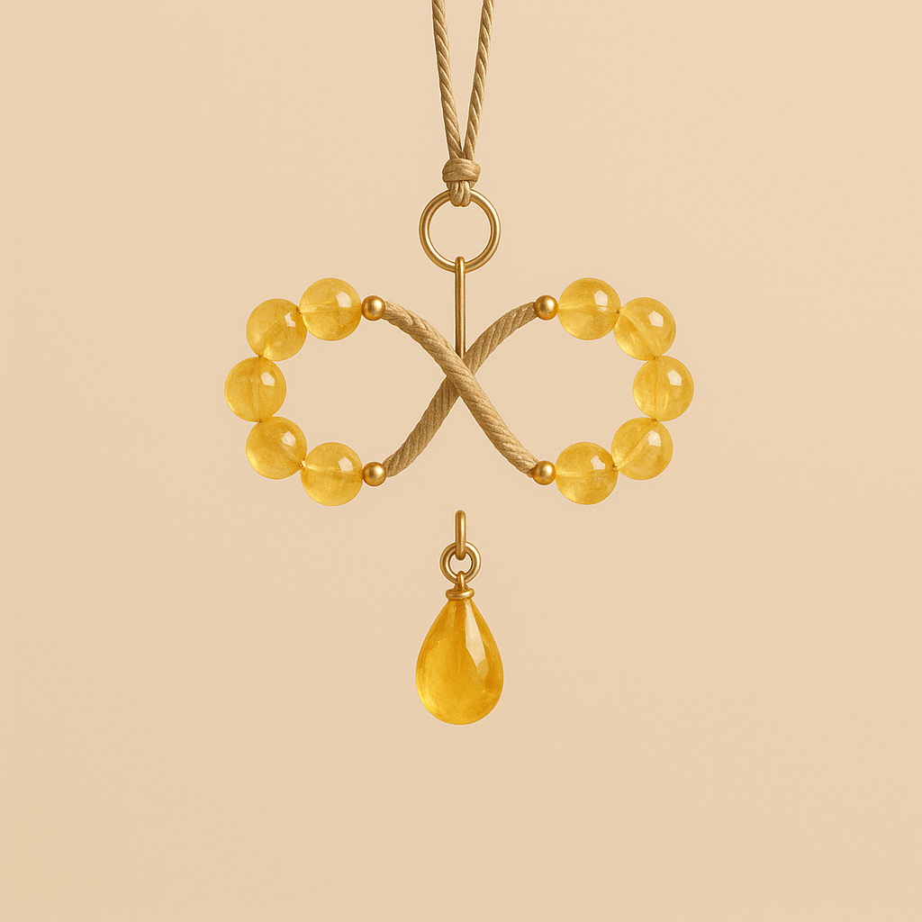 Citrine Crystal Ornament